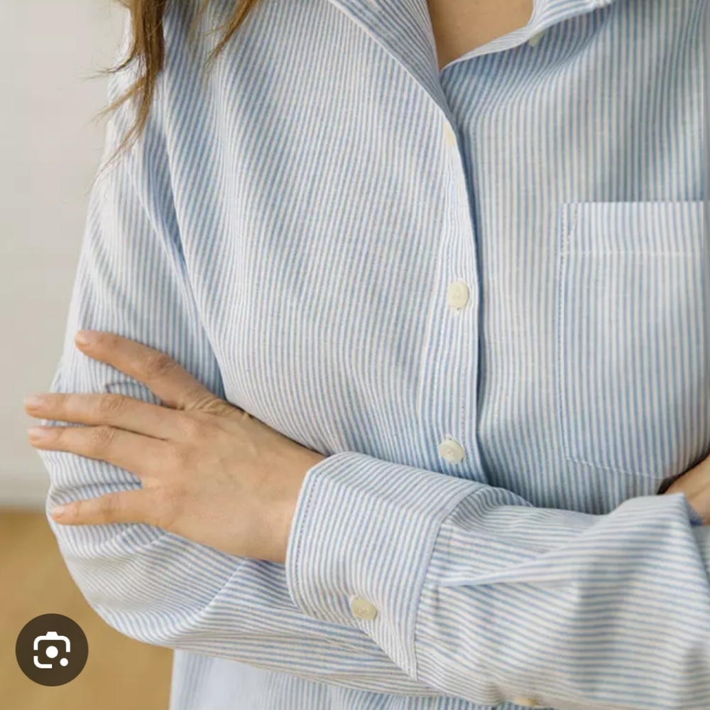 Tradlands Blue Button Down Shirt Timeless Style